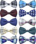 PET SHOW 10 Pack Pet Big Dogs Collar Embellishment Attachment Bow Ties by PETSHOW