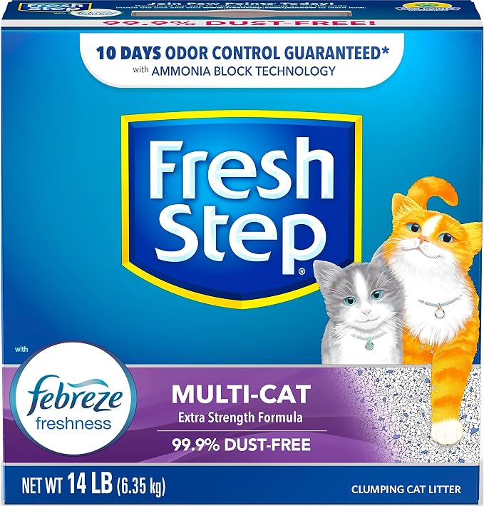 Fresh Step Clumping Cat Litter, 14 lbs - Image 6