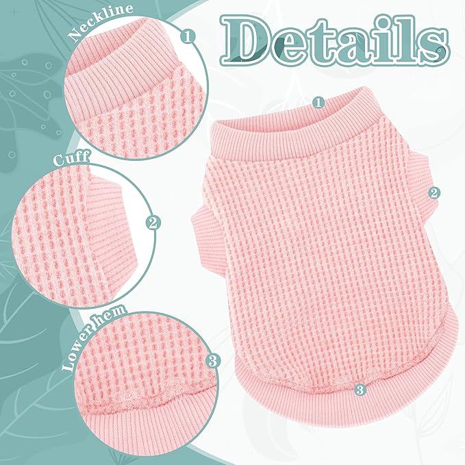 Cozy and Functional Dog Shirts for Small Puppies: Stretchable White Attire - Image 6