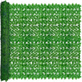 Artificial Ivy Privacy Fence Wall Screen: 72 X144 in UV-Anti Faux Greenery by ODTORYHOME